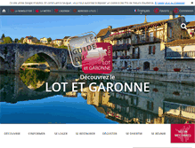 Tablet Screenshot of guide-du-lot-et-garonne.com